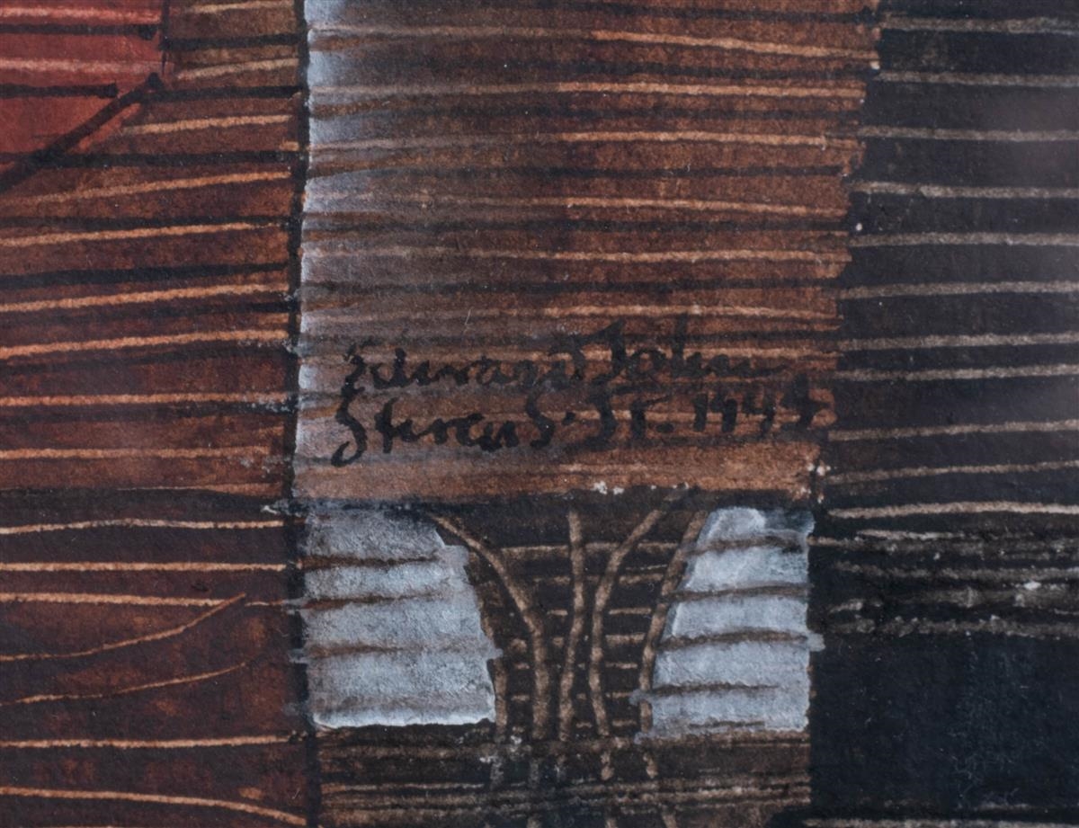 Artwork by Edward John Stevens Jr., STILL LIFE, Made of Gouache on paper