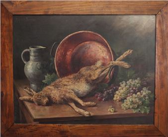 Still life with hare and copper - May Gilbert