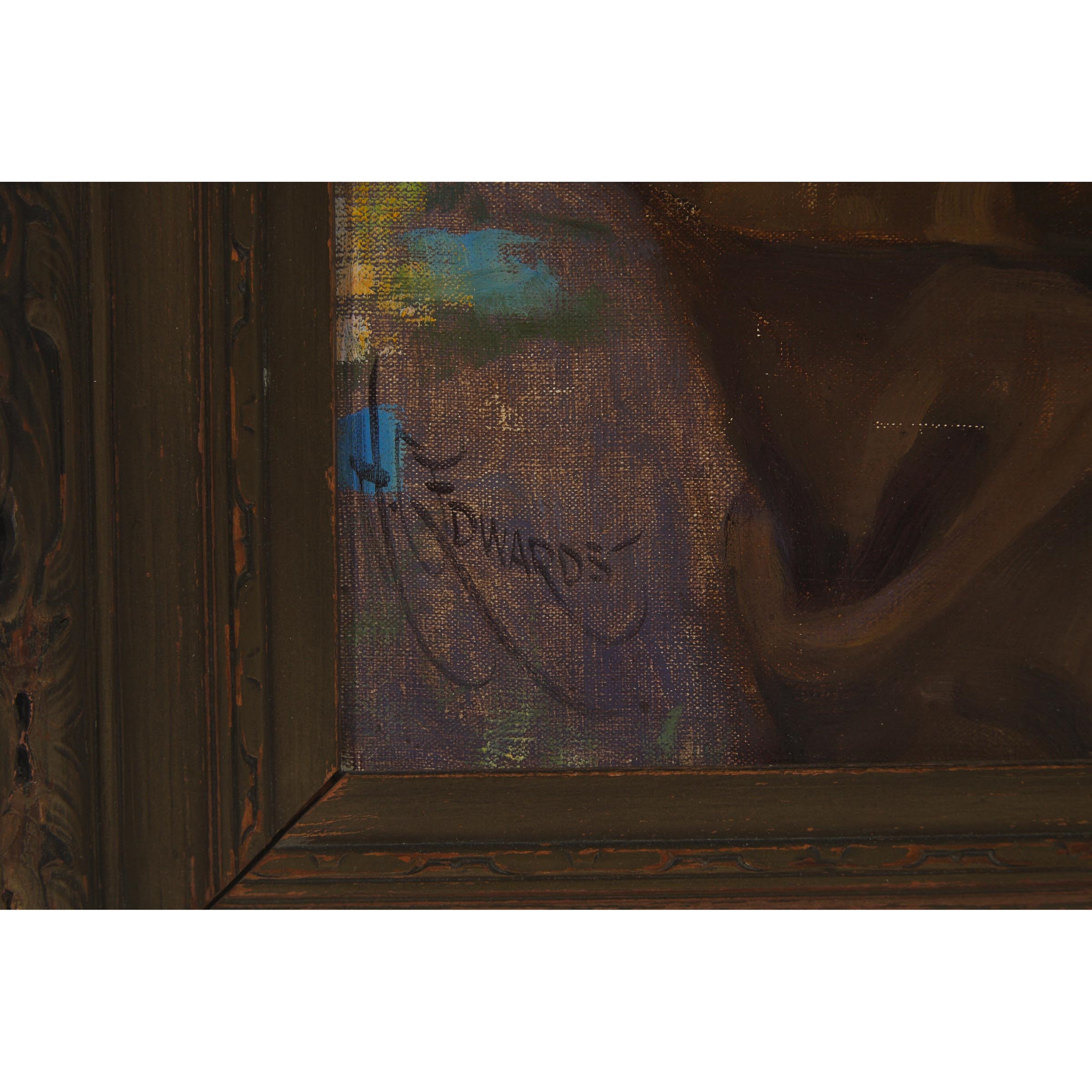 Artwork by Harry C. Edwards, CANADIAN SOLDIER RETURNING HOME, CA. 1917, Made of Oil on canvas