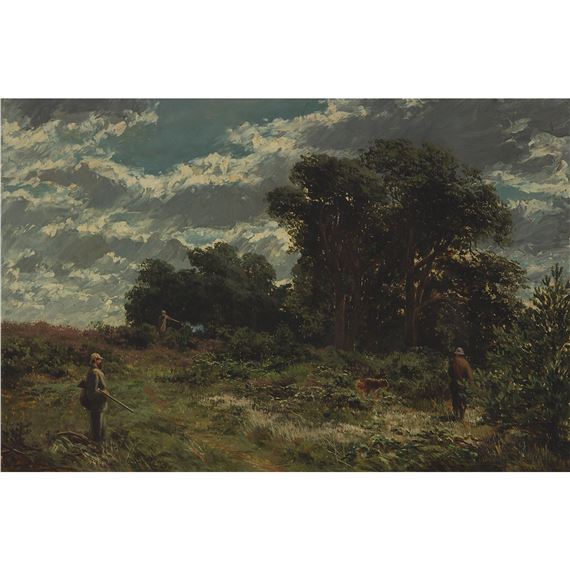 SHOOTING IN PERTHSHIRE, 1873 by David Farquharson