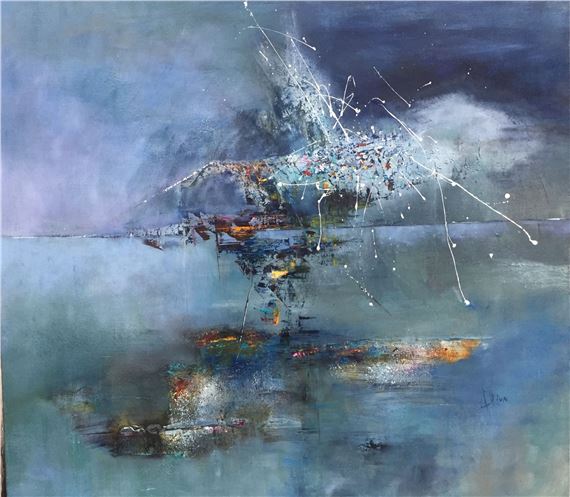 "Abstract Fireworks" by A. Dion