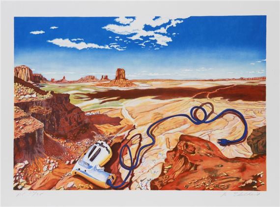 Tool in Landscape by Martha Edelheit, 1979