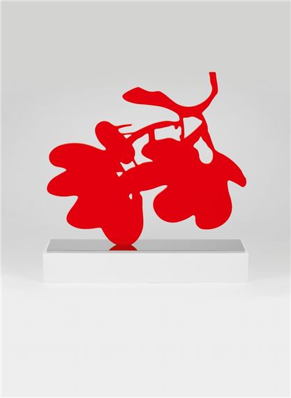 Big Red Lantern Flowers, April 16 by Donald Sultan, April 16
2014