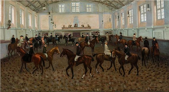 Johanne Nesne | Danish Royal Riding Academy (1907) | MutualArt