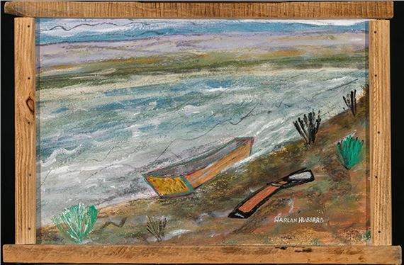 Harlan’s Boat by Harlan Hubbard, 1986