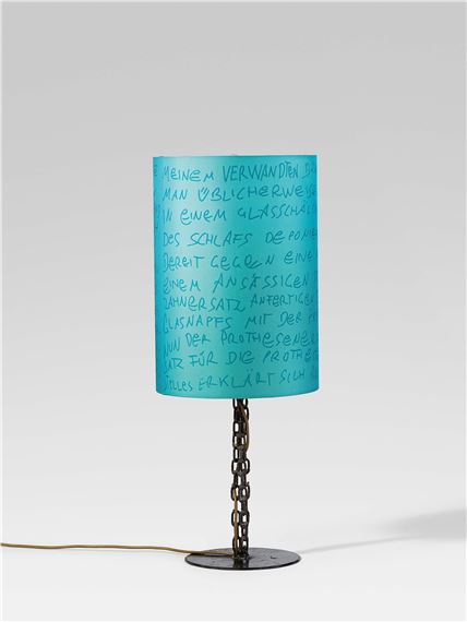 Elisabeth Thoman Leselampe. by Franz West, 2004