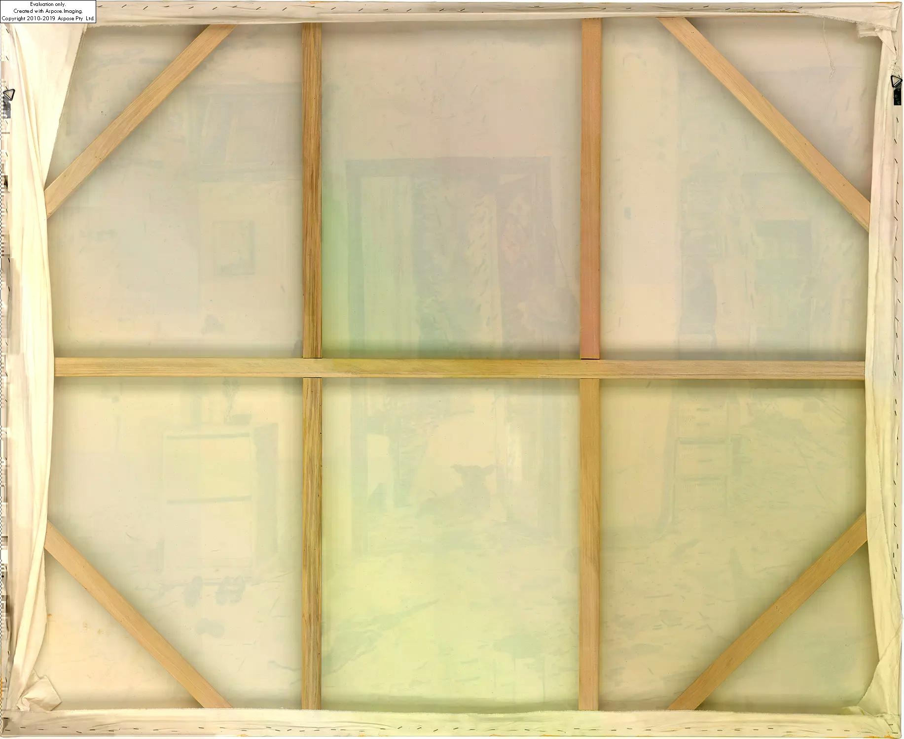 Artwork by Chris Huen Sin Kan, Dog Allowed, Made of oil on canvas