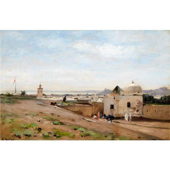 Vue de Tunis by Louis-Auguste Veillon, Wohl 1884