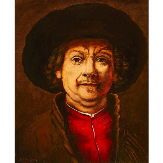 Portrait eines Herrn by Elisabeth Voigt