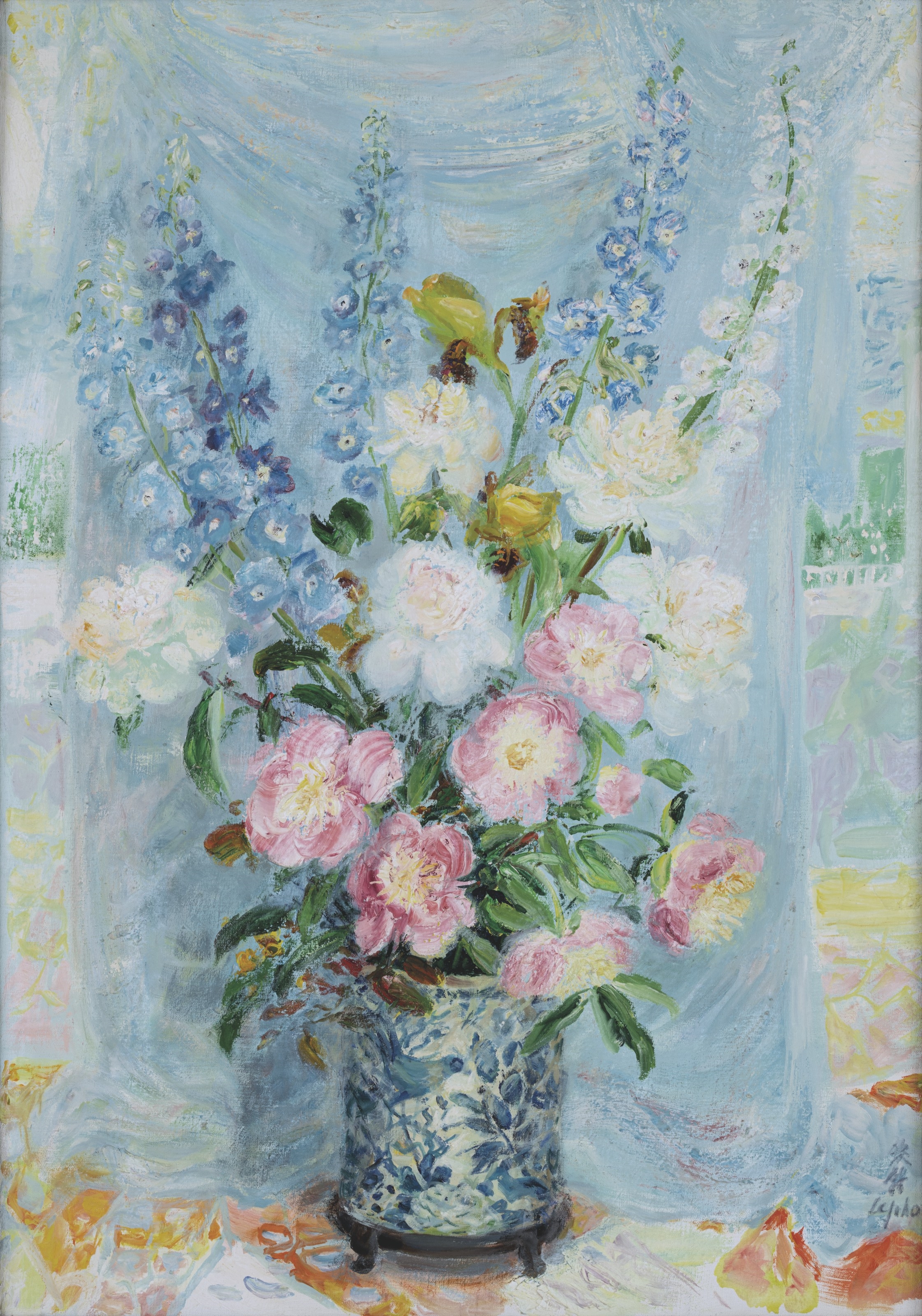 Artwork by Lê Phổ, Composition, Made of oil on canvas