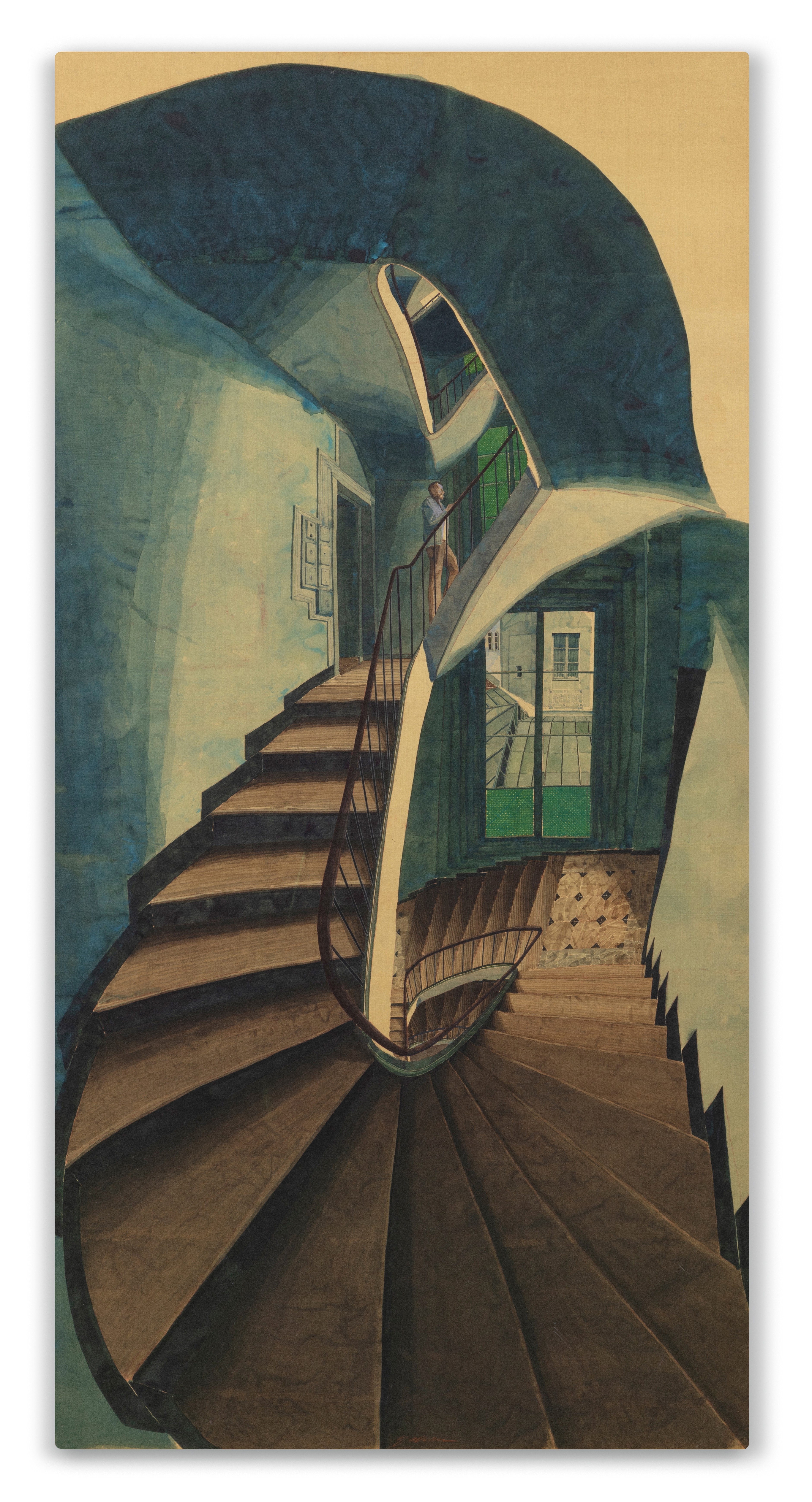 L'escalier by Sam Szafran, Executed in 1992
