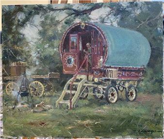 Gypsy Caravan Study - David Curtis
