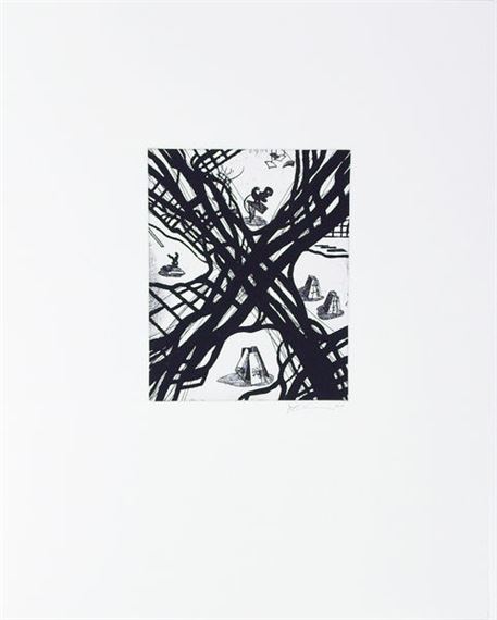 Sculpture parc by Franz Ackermann, 2000