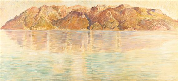 The mountains of Savoie by Ernest Biéler, 1945