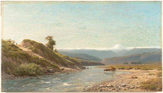View of Elbrus by Lev Felixovich Lagorio, 1873