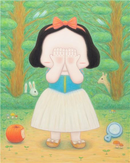 A Girl Who Hides Her Face_Snow White by Jo Gyuhun, 2021