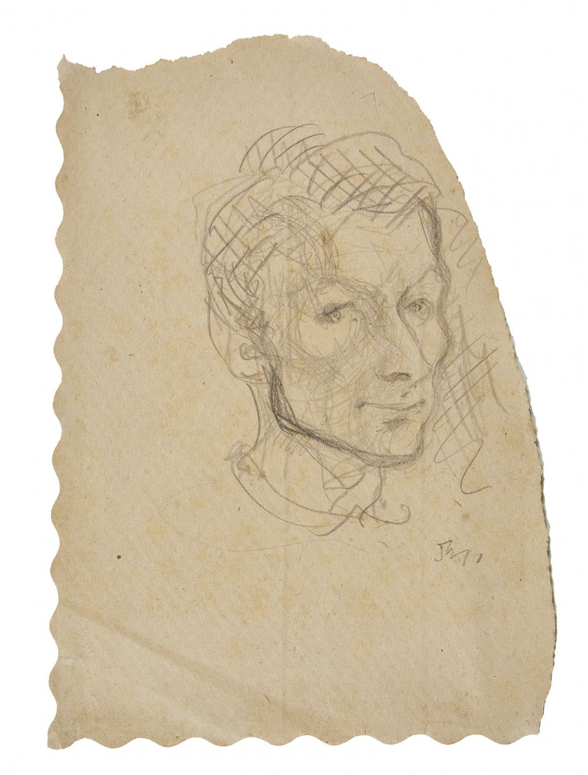 Portrait présumé de Jean-Louis Barrault - 1948 by Balthus, 1948