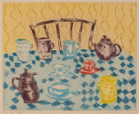 THE DAY'S PROGRESSION (TEA PARTY) by Siobhán Cuffe