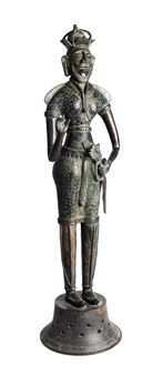 FIGURE OF A KANDYAN CHIEF - Sri Lankan School, 19th Century