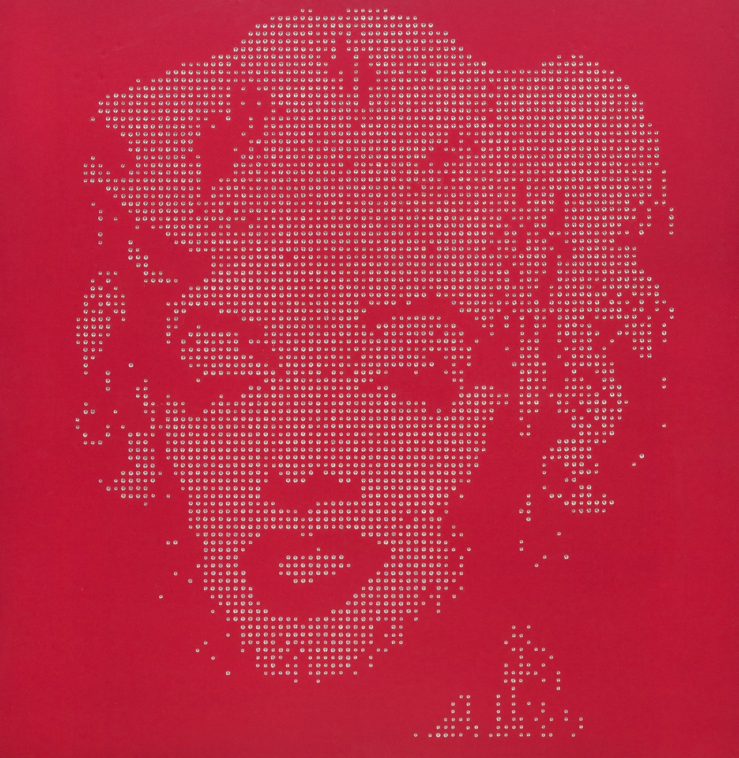 Artwork by Lee Dongjae, Icon, Made of acrylic and crystal on canvas