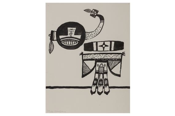 Untitled by Alan Davie, dated 89