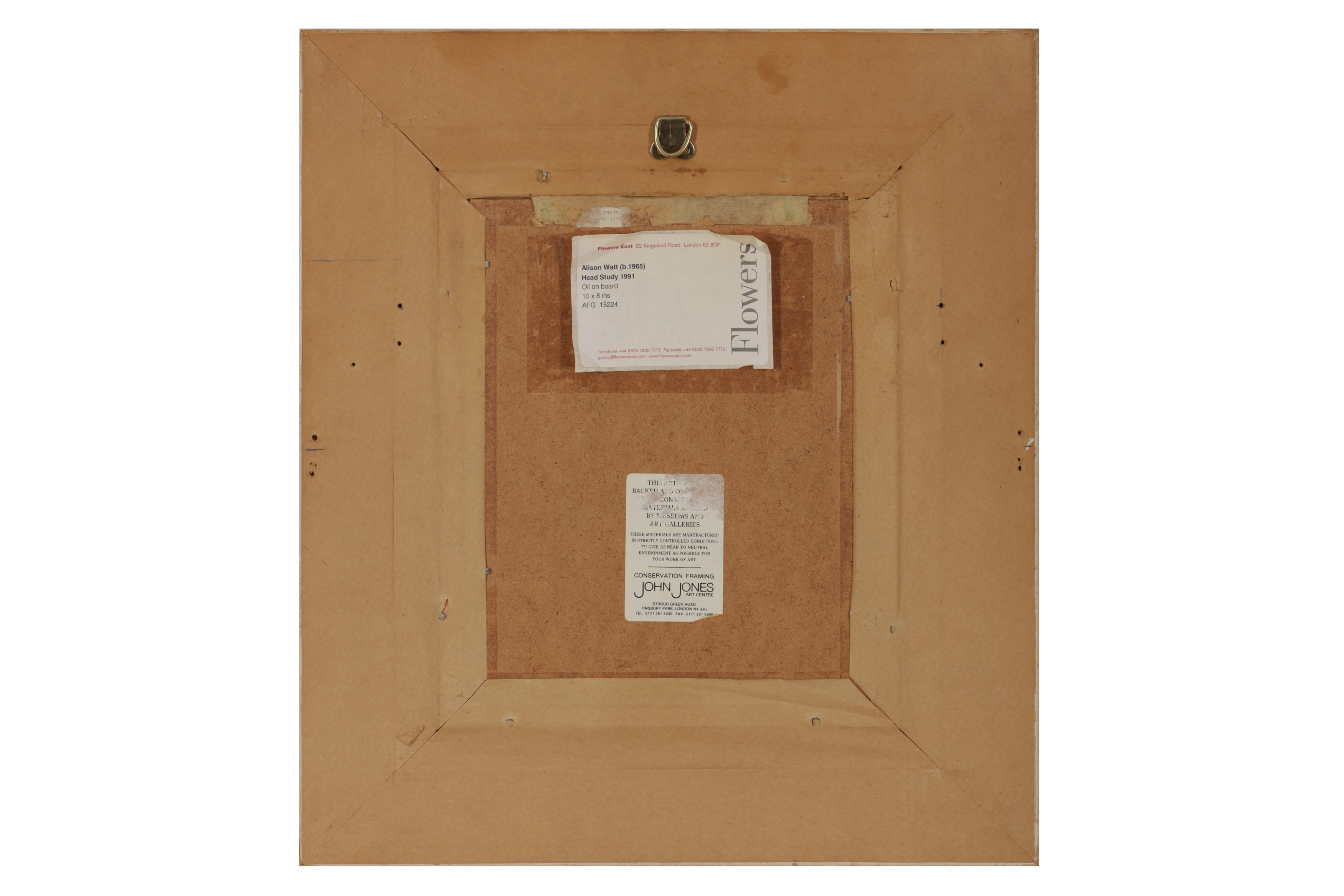 Artwork by Alison Watt, Head study, Made of oil on board