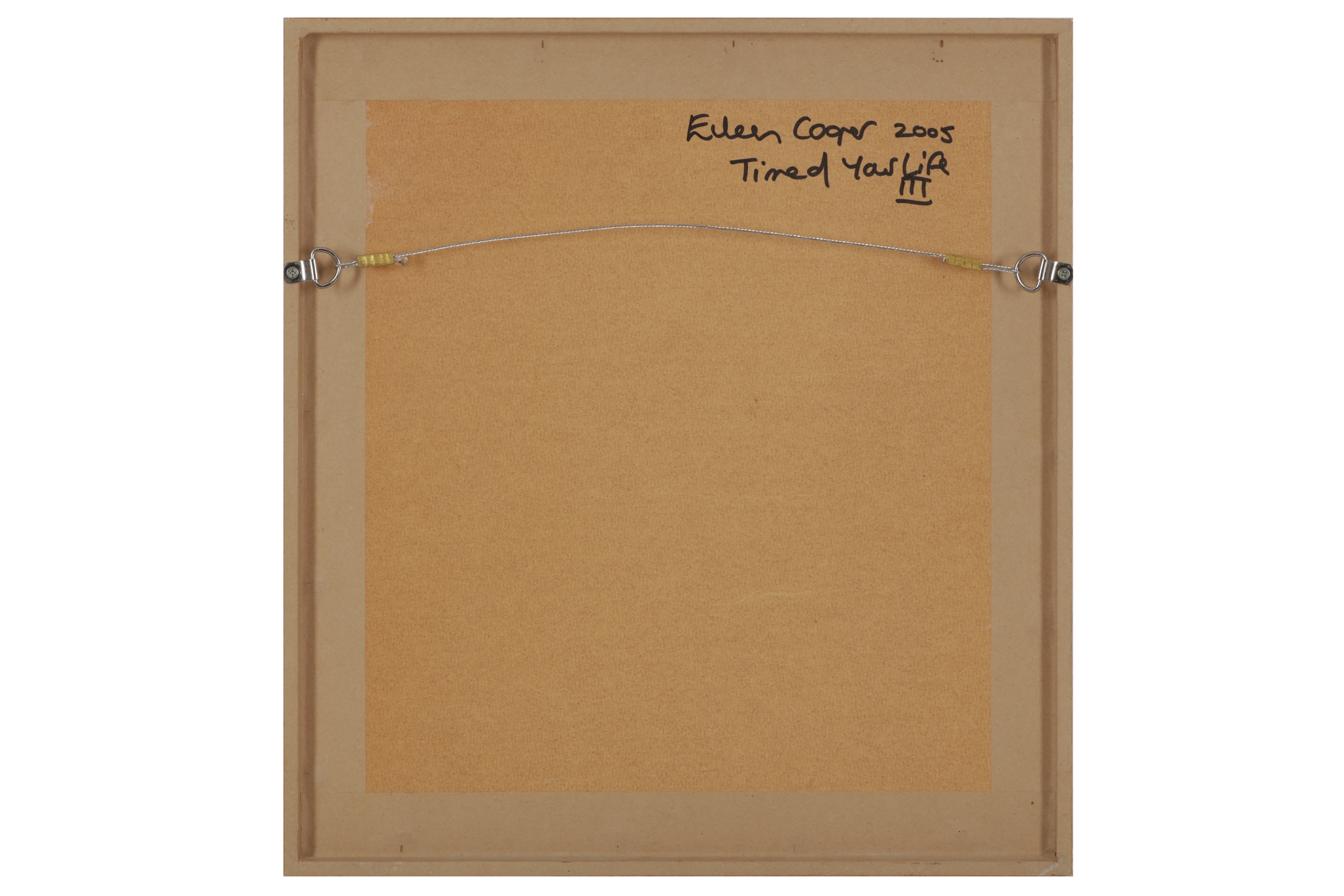 Artwork by Eileen Cooper, Time of your life III, Made of watercolour and gouache