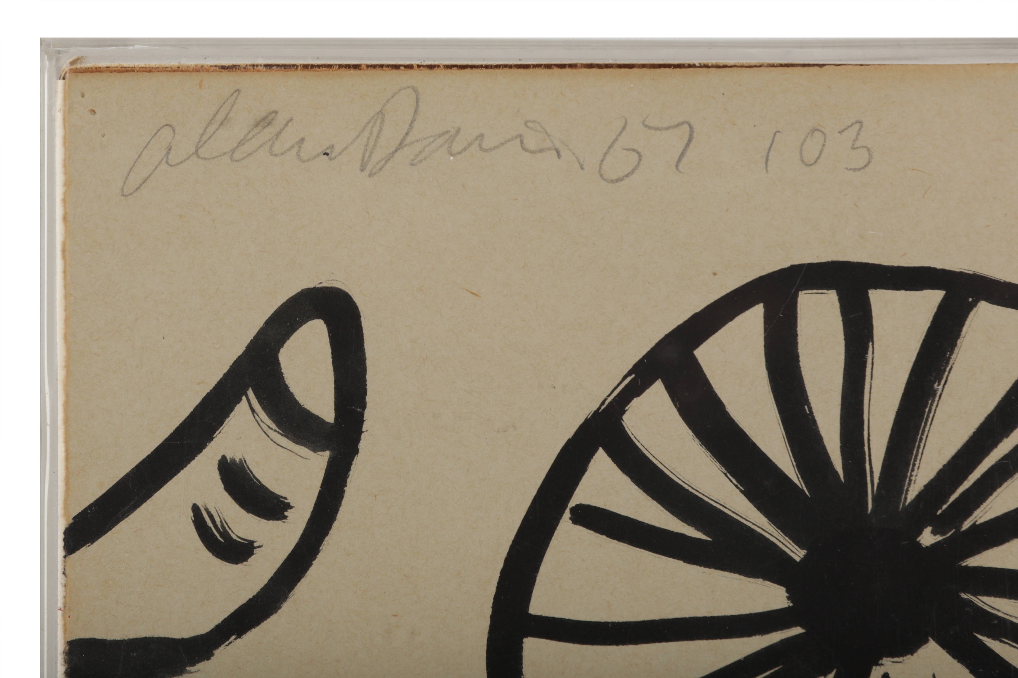 Artwork by Alan Davie, Untitled, Opus D.103 (D101), Made of ink