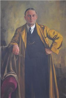 Portrait of an elegant tailor - F. van Geel