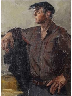 Portrait of a Worker - Arseny Semenov