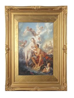 Hephaestus at his forge with Aphrodite - Jonathan Guiness