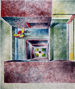 Casa colonica vista dall'alto - Giorgio Ceccherini