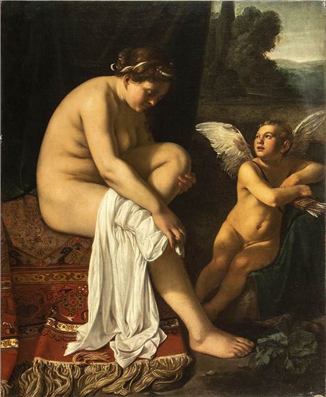 Venus and Cupid by Carlo Saraceni