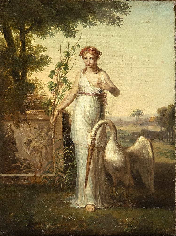 Artwork by French School, 19th Century, Allegory of Mansuetude, Made of Oil on canvas