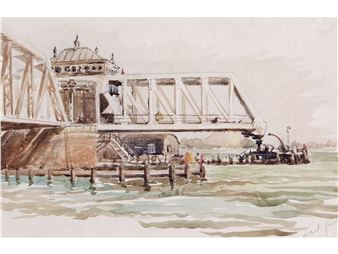 Breydon Swing Bridge - William Sid Reed