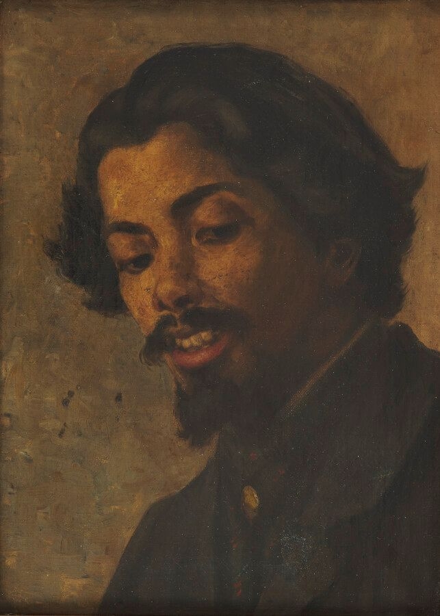 Portrait of a Colored Man with a Goatee by French School, 19th Century