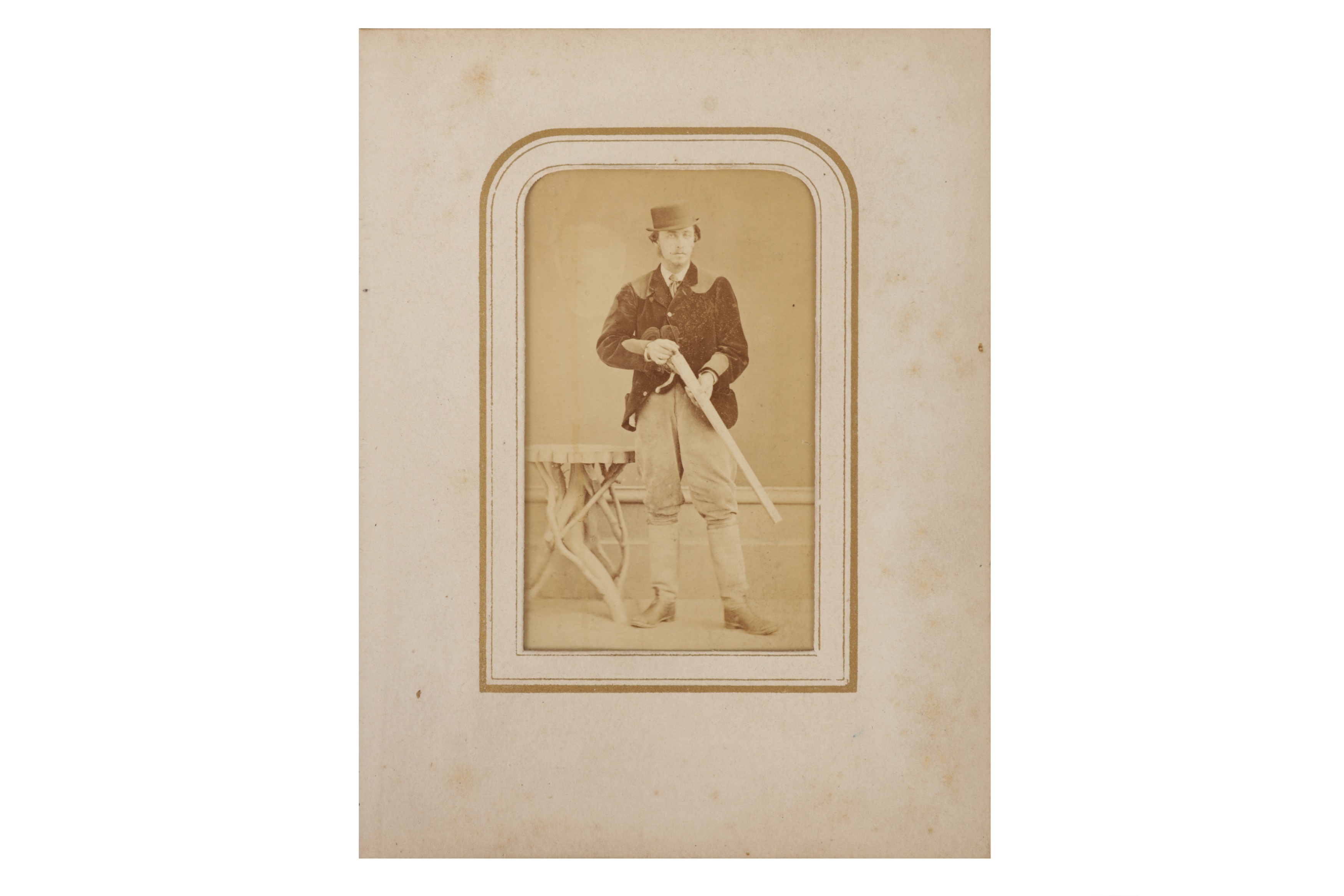 album photo ancien, vide, pour photo carte de visite, CDV, XIXe siècle  REF268