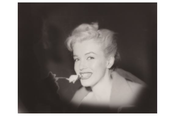 MARILYN MONROE AT THE ICE CREAM PARLOR by Andre de Dienes, 1952