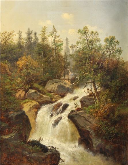 Edmund Höd | Landscape (1873) | MutualArt