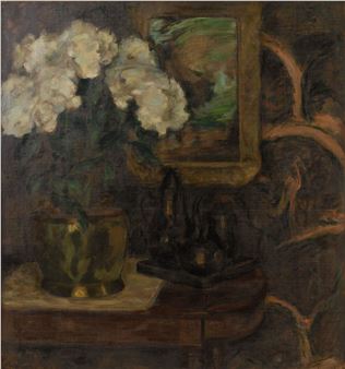 Interior with coffee pot - Jan Van Rijswijck