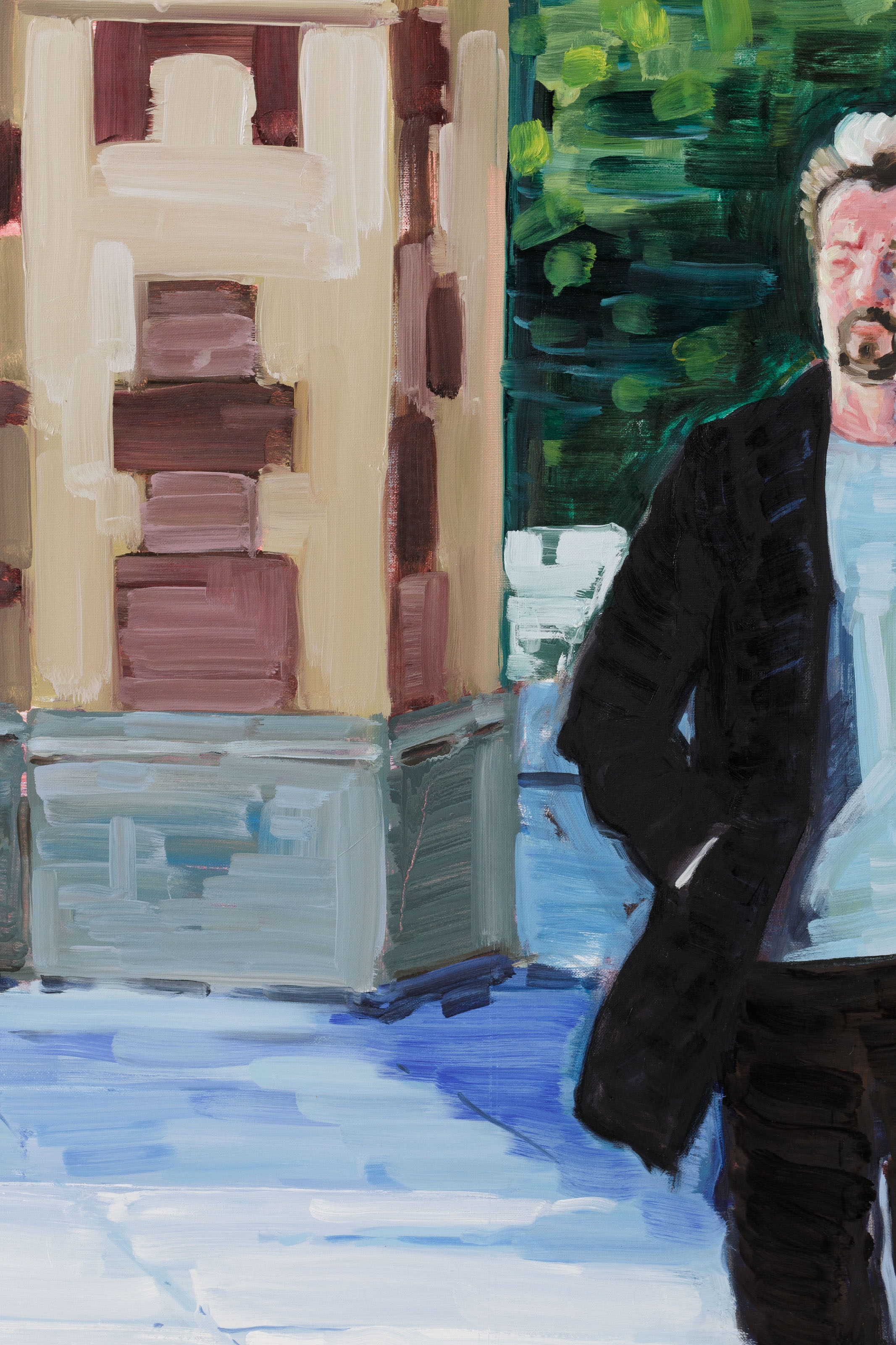 Artwork by Jerry Mangelschots, 'Walking the dog', 2018, Made of Canvas