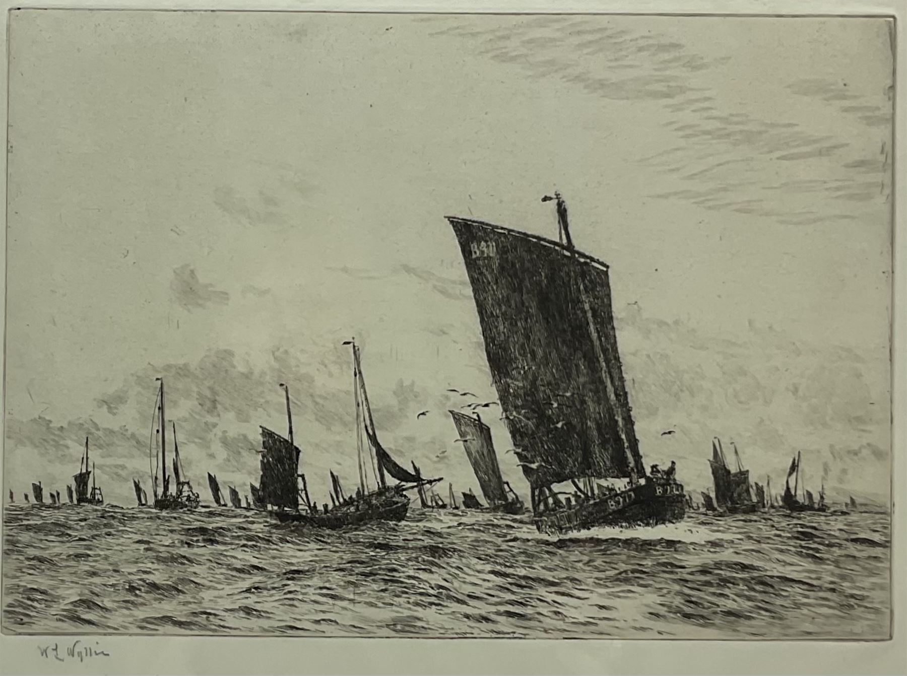 William Lionel Wyllie The Belfast Herring Fleet MutualArt