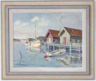 boats at dock - A. Nilsson