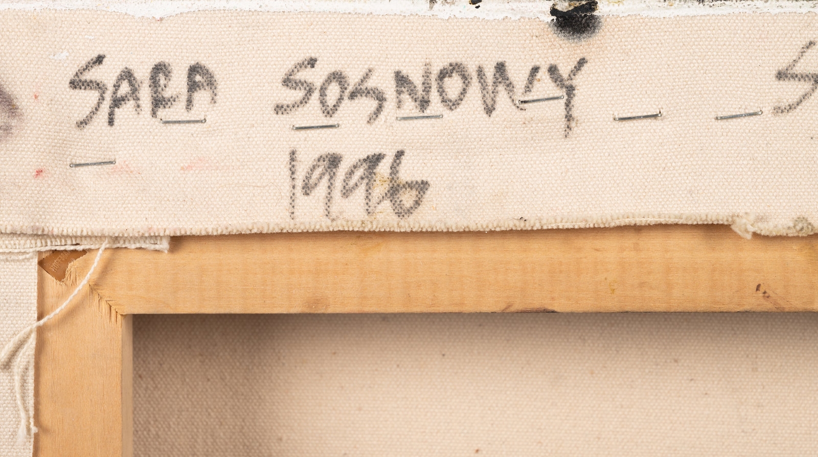 Artwork by Sara Sosnowy, Small Circle Series 8, Made of oil, dry pigment