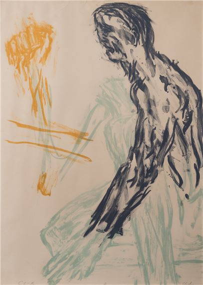 Seated Man by Leon Golub