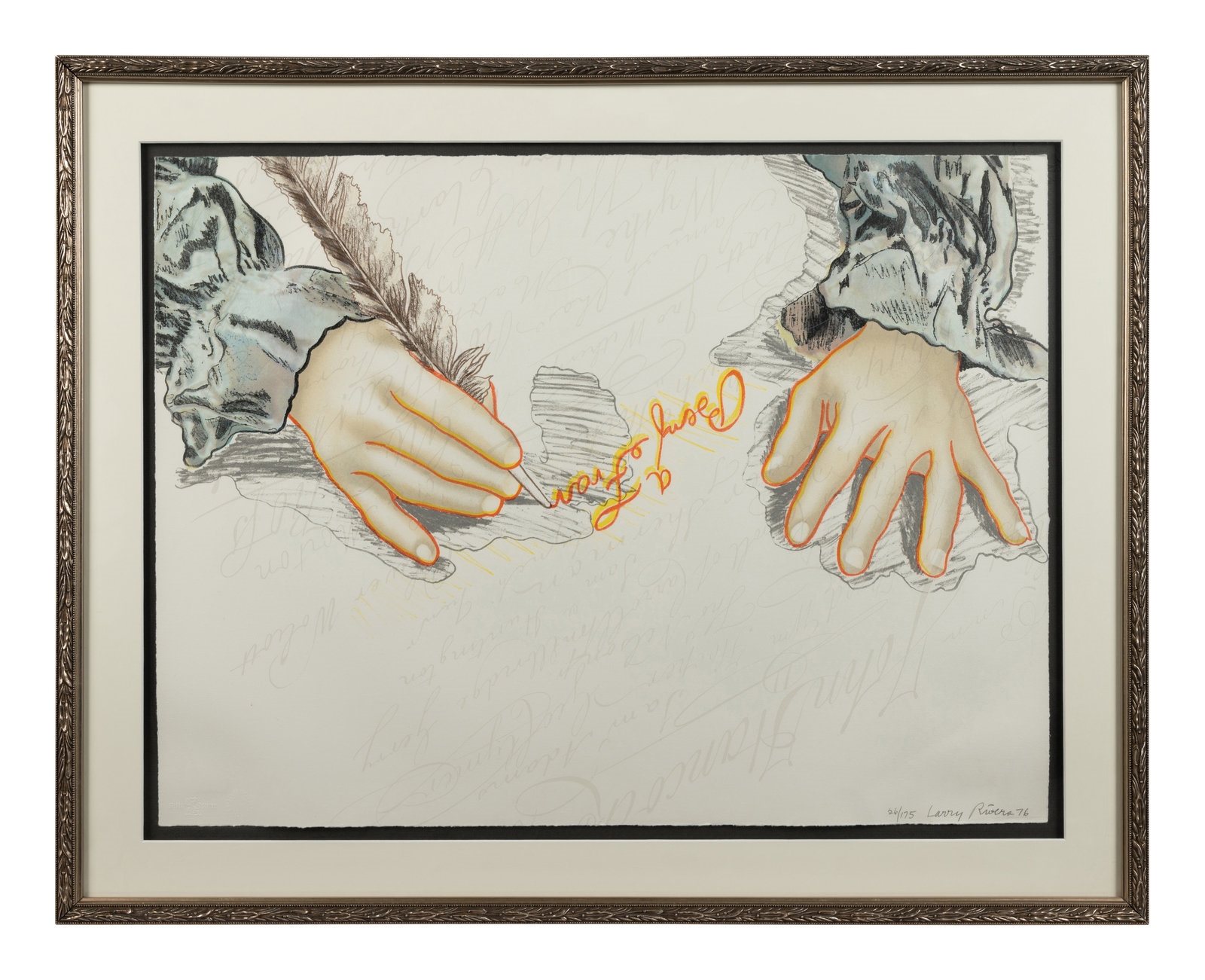 Larry Rivers Big B Signs Up (1976) MutualArt