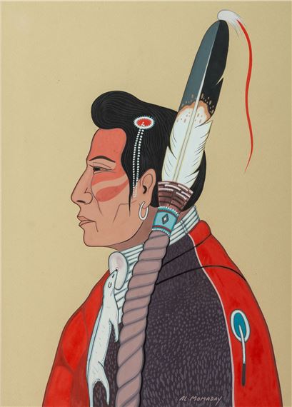 Al Momaday | untitled, portrait | MutualArt