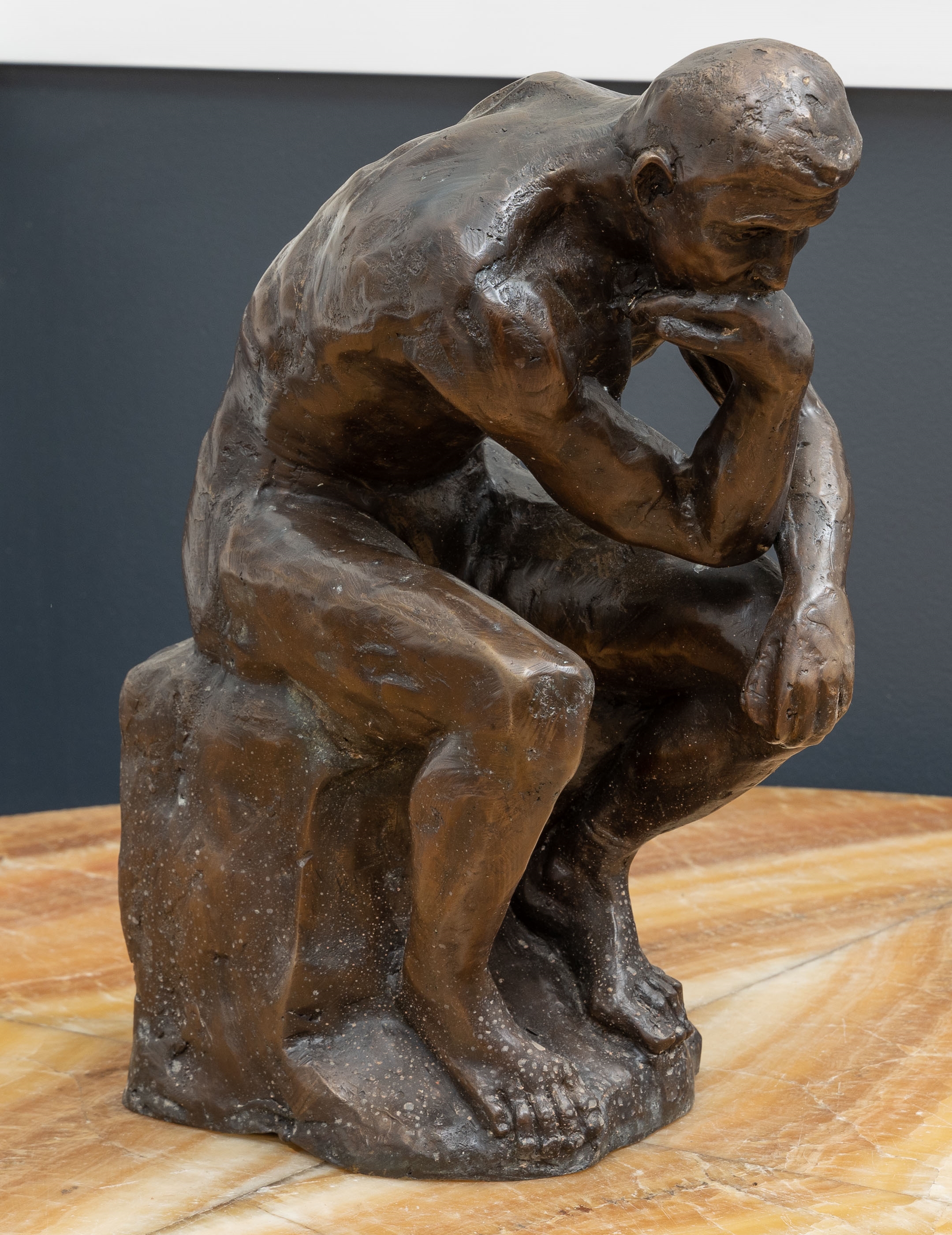 Auguste Rodin | a bronze statue of The Thinker | MutualArt