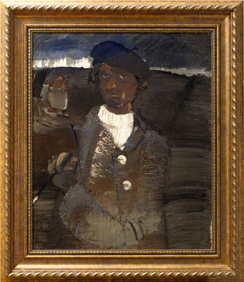 Pašportrets by Jānis Pauļuks, 20th century 40's