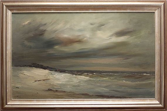 The storm is approaching by Stanislavs Kreics, 20th century 70's